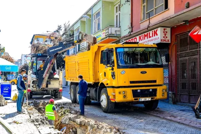 Başkan Gürkan altyapı çalışmalarını inceledi Başkan Gürkan altyapı çalışmalarını inceledi