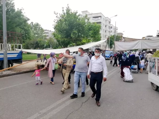 Batman'da semt pazarları pandemi koşularında açıldı