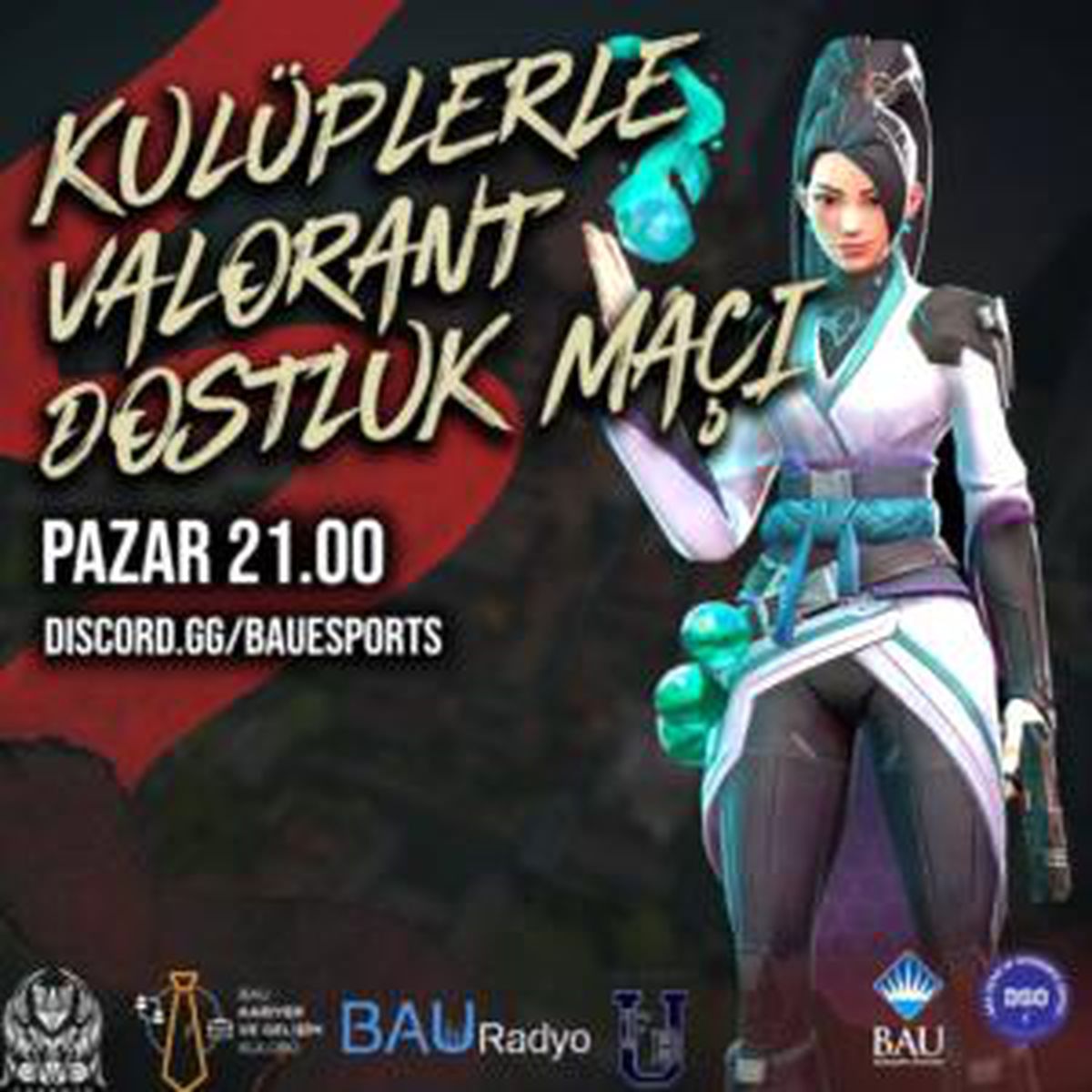 BAU Esports Valorant Dostluk Maçı düzenliyor!