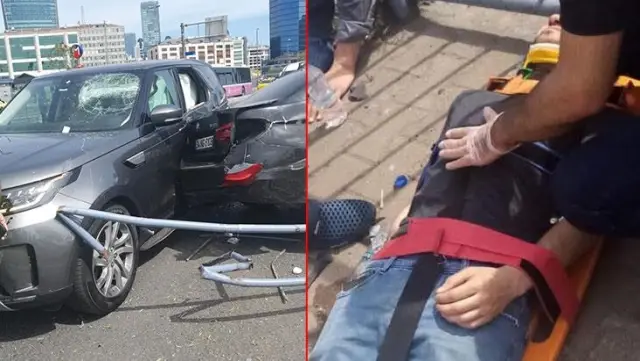 Beşiktaş'ta makas atan sürücü, ortalığı birbirine kattı! 4 kişi yaralandı, 11 araç hasar gördü Beşiktaş'ta makas atan sürücü, ortalığı birbirine kattı! 4 kişi yaralandı, 11 araç hasar gördü
