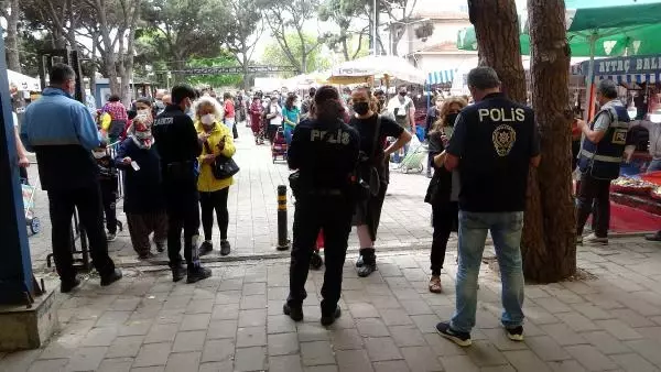 ÇANAKKALE'DE PAZAR YERİNDE TEDİRGİN EDEN GÖRÜNTÜ ÇANAKKALE'DE PAZAR YERİNDE TEDİRGİN EDEN GÖRÜNTÜ