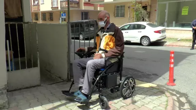 Çekmeköy'de sokağa çıkma kısıtlamasında engelli vatandaşın tekerlekli sandalyesi ile birlikte umutlarını çaldılar
