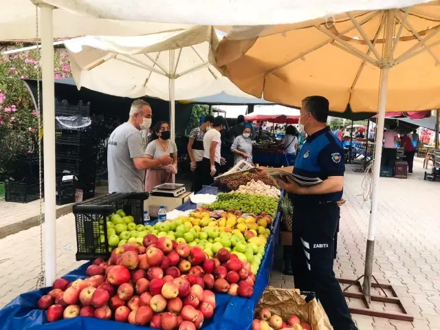 Kemer Belediyesinden semt pazarlarına sıkı denetim