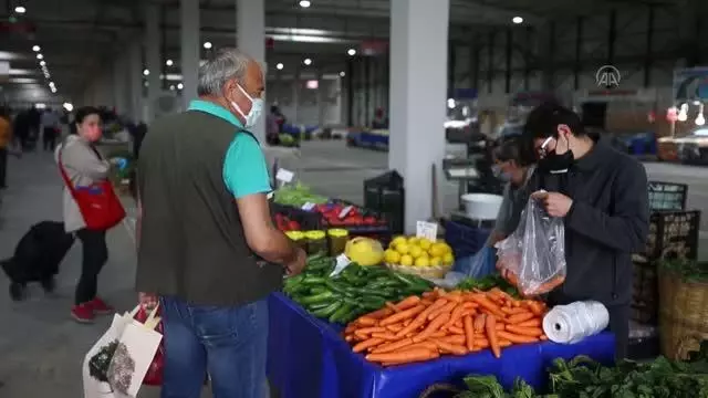 Trakya'da halk pazarlarında esnafa 'Bağırarak satış yapmayın' uyarısı Trakya'da halk pazarlarında esnafa 'Bağırarak satış yapmayın' uyarısı