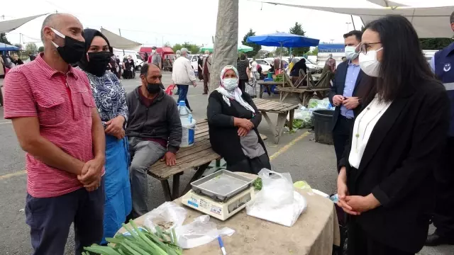 Pendik'te tam kapanma sürecinde pazarlarda sıkı denetim Pendik'te tam kapanma sürecinde pazarlarda sıkı denetim