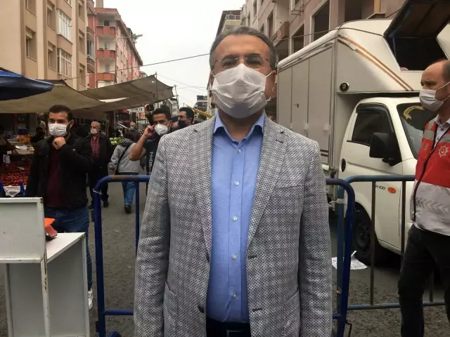 Pendik'te tam kapanma sürecinde pazarlarda sıkı denetim Pendik'te tam kapanma sürecinde pazarlarda sıkı denetim