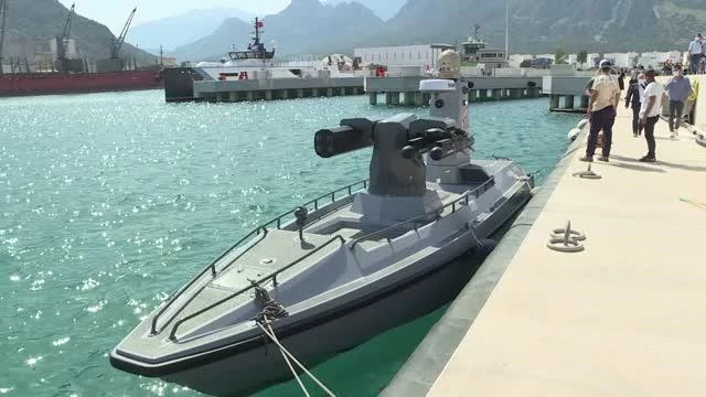 Son dakika haber | Türkiye'nin ilk silahlı insansız deniz aracı, füze atışlarına hazır