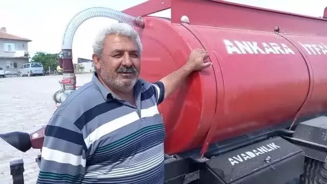 Ankara Büyükşehir Belediyesinden Beypazarı'na su tankı hibe edildi Ankara Büyükşehir Belediyesinden Beypazarı'na su tankı hibe edildi