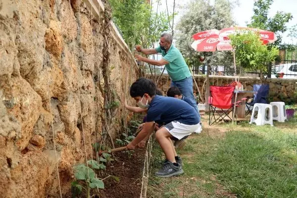ANTALYA ÇOCUKLARA SİTENİN BAHÇESİNDE SEBZE MEYVE YETİŞTİRMEYİ ÖĞRETTİ ANTALYA ÇOCUKLARA SİTENİN BAHÇESİNDE SEBZE MEYVE YETİŞTİRMEYİ ÖĞRETTİ
