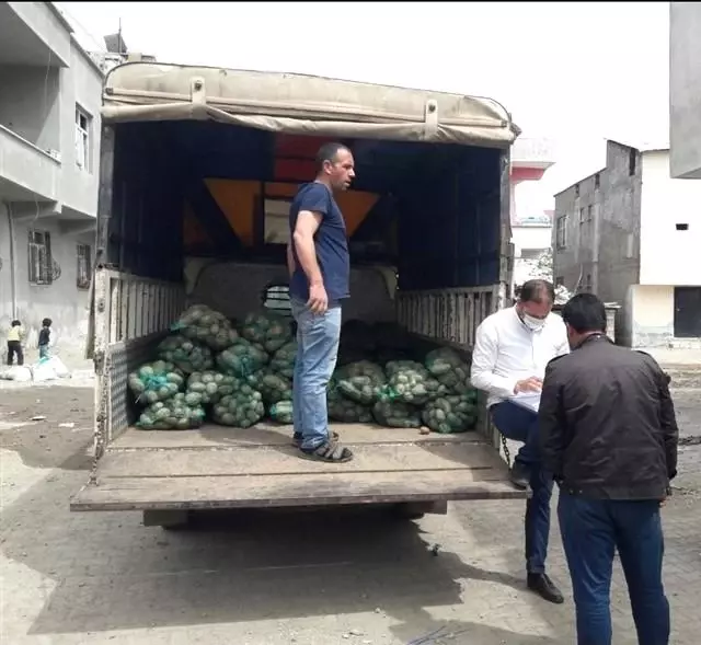 Diyarbakır'da 292 bin haneye 5 bin 844 ton patates ve soğan dağıtıldı