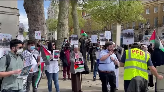 İsrail'in Mescid-i Aksa'daki saldırıları Hollanda'da protesto edildi İsrail'in Mescid-i Aksa'daki saldırıları Hollanda'da protesto edildi