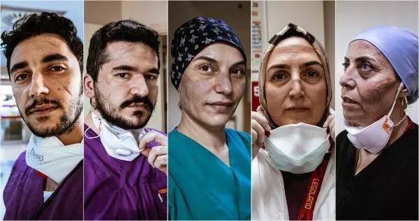 Koronavirüs salgınında insan üstü mücadelenin simge fotoğrafının hikayesi duygulandırdı Koronavirüs salgınında insan üstü mücadelenin simge fotoğrafının hikayesi duygulandırdı