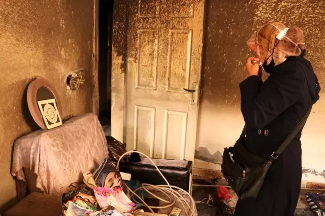 Şanlıurfa'da kanser hastası kadının evi kundaklandı Şanlıurfa'da kanser hastası kadının evi kundaklandı