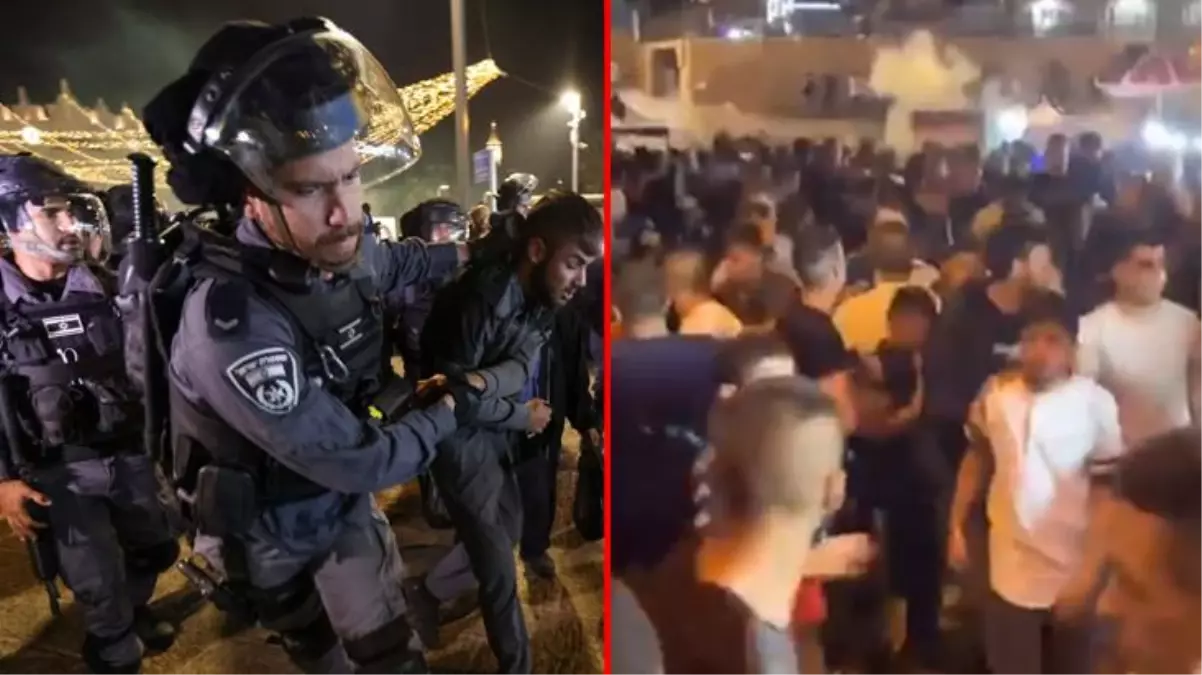 Son Dakika! İsrail, Şam Kapısı'nda Filistinlilere müdahale etti: 64 yaralı