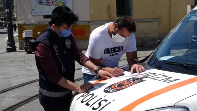 Taksim'de turistlere yönelik denetim Taksim'de turistlere yönelik denetim