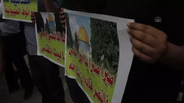 Ürdünlüler, İsrail'in Kudüs ve Filistinlilere yönelik ihlallerini protesto etti Ürdünlüler, İsrail'in Kudüs ve Filistinlilere yönelik ihlallerini protesto etti