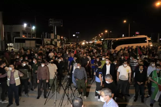 Adana'da ABD Konsolosluğu önünde Mescid-i Aksa eylemi Adana'da ABD Konsolosluğu önünde Mescid-i Aksa eylemi