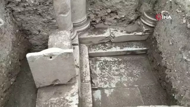 Aizanoi Antik Kenti'ndeki kazılarda agoranın giriş kapısına ulaşıldı Aizanoi Antik Kenti'ndeki kazılarda agoranın giriş kapısına ulaşıldı