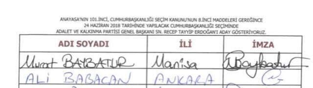 AK Parti'deyken Abdullah Gül'ü desteklediğini açıklayan Ali Babacan'ı zora sokacak belge! Erdoğan için de imza vermiş AK Parti'deyken Abdullah Gül'ü desteklediğini açıklayan Ali Babacan'ı zora sokacak belge! Erdoğan için de imza vermiş