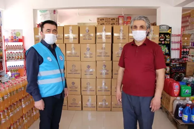 Amasya Müftülüğü gıda kolisi alışverişini mahalle bakkallarından yaptı Amasya Müftülüğü gıda kolisi alışverişini mahalle bakkallarından yaptı