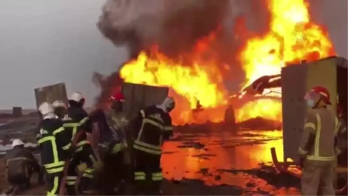 DEAŞ'ın saldırdığı petrol kuyusunda 5 gündür süren yangın söndürüldü