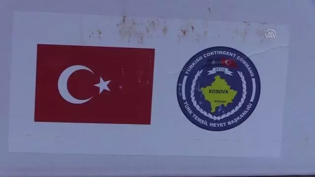 HANİ ELEZİT - Türk askerinden Kosovalı 500 aileye gıda desteği
