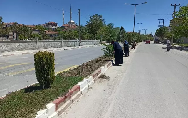 İscehisar'ın yeşil alanları güzelleşiyor İscehisar'ın yeşil alanları güzelleşiyor