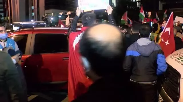 İSTANBUL-İSRAİL BAŞKONSOLOSLUĞU ÖNÜNDE PROTESTO İSTANBUL-İSRAİL BAŞKONSOLOSLUĞU ÖNÜNDE PROTESTO