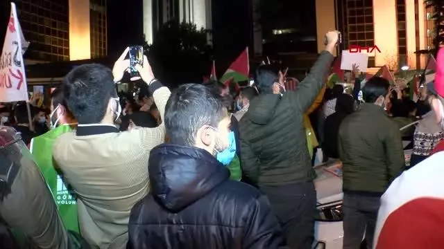 İSTANBUL-İSRAİL BAŞKONSOLOSLUĞU ÖNÜNDE PROTESTO İSTANBUL-İSRAİL BAŞKONSOLOSLUĞU ÖNÜNDE PROTESTO