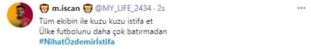 Nihat Özdemir'e tepkiler çığ gibi büyüyor! İstifaya davet edildiği paylaşımlar sosyal medyada gündeme oturdu Nihat Özdemir'e tepkiler çığ gibi büyüyor! İstifaya davet edildiği paylaşımlar sosyal medyada gündeme oturdu