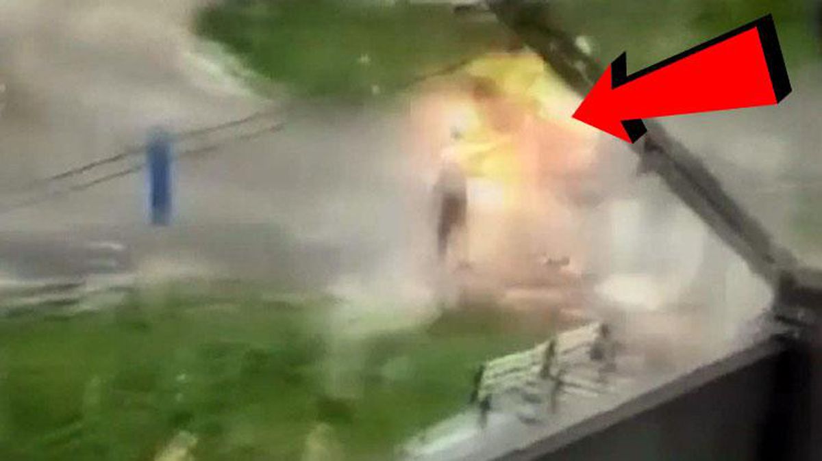 Polisi bombayla korkutmak istedi, elinde patladı