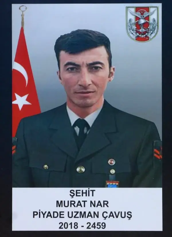 Son Dakika | Şehit Uzman Çavuş Murat Nar, son yolculuğuna uğurlandı