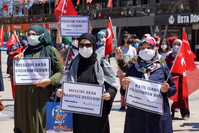 aydin da israil protestosu 2 14126338 o