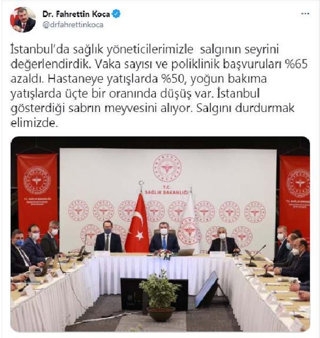 bakan koca istanbul da vaka sayisi ve polikli 2 14126757 o