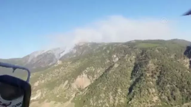 Çardak'taki orman yangını kontrol altına alındı Çardak'taki orman yangını kontrol altına alındı