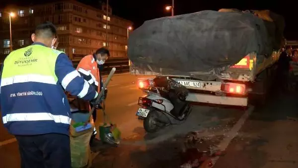 Son Dakika | İSTANBUL-D-100 KARAYOLU'NDA MOTOSİKLET, TIR'A OK GİBİ SAPLANDI: 1 ÖLÜ, 1 YARALI Son Dakika | İSTANBUL-D-100 KARAYOLU'NDA MOTOSİKLET, TIR'A OK GİBİ SAPLANDI: 1 ÖLÜ, 1 YARALI