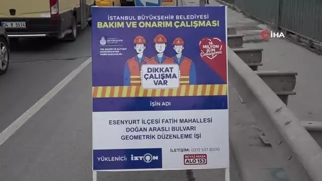 Esenyurt'ta trafik sorununun çözümü için çalışma başlatıldı Esenyurt'ta trafik sorununun çözümü için çalışma başlatıldı