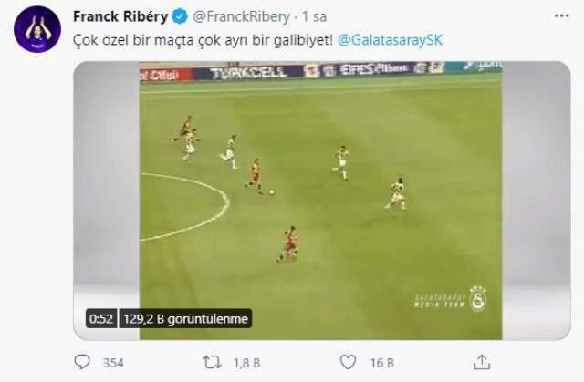 Franck Ribery, Fenerbahçe'ye attığı golü sosyal medyada paylaştı Franck Ribery, Fenerbahçe'ye attığı golü sosyal medyada paylaştı