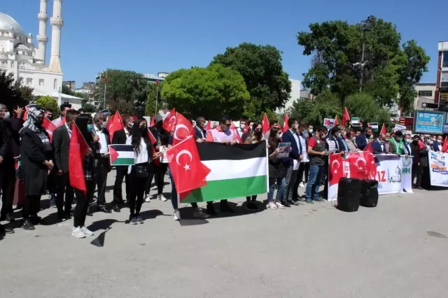 Iğdır'da STK'lardan İsrail'e tepki