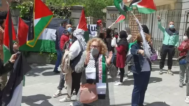 İsrail'in Mescid-i Aksa ve Doğu Kudüs'teki saldırıları protesto edildi İsrail'in Mescid-i Aksa ve Doğu Kudüs'teki saldırıları protesto edildi