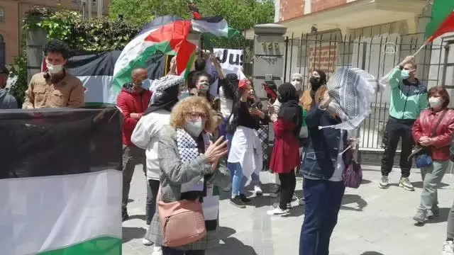 İsrail'in Mescid-i Aksa ve Doğu Kudüs'teki saldırıları protesto edildi İsrail'in Mescid-i Aksa ve Doğu Kudüs'teki saldırıları protesto edildi