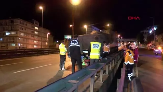 Son Dakika | İSTANBUL-D-100 KARAYOLU'NDA MOTOSİKLET, TIR'A OK GİBİ SAPLANDI: 1 ÖLÜ, 1 YARALI Son Dakika | İSTANBUL-D-100 KARAYOLU'NDA MOTOSİKLET, TIR'A OK GİBİ SAPLANDI: 1 ÖLÜ, 1 YARALI