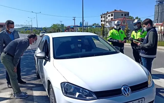 - Kaymakam Ertürkmen'den bayram öncesi yol denetimi - Kaymakam Ertürkmen'den bayram öncesi yol denetimi