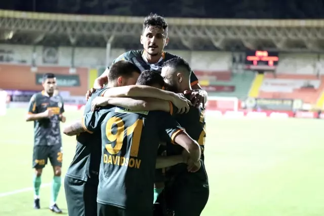 Süper Lig: Aytemiz Alanyaspor: 2 BB Erzurumspor: 1 (İlk yarı) Süper Lig: Aytemiz Alanyaspor: 2 BB Erzurumspor: 1 (İlk yarı)