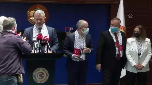 Türkiye-Filistin Parlamentolar Arası Dostluk Grubu, İsrail'in Kudüs ve Mescid-i Aksa'daki saldırılarını kınadı (1) Türkiye-Filistin Parlamentolar Arası Dostluk Grubu, İsrail'in Kudüs ve Mescid-i Aksa'daki saldırılarını kınadı (1)
