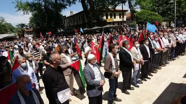 Son dakika haberleri... İsrail'in saldırılarında şehit olan Filistinliler için Bursa'da gıyabi cenaze namazı kılındı Son dakika haberleri... İsrail'in saldırılarında şehit olan Filistinliler için Bursa'da gıyabi cenaze namazı kılındı