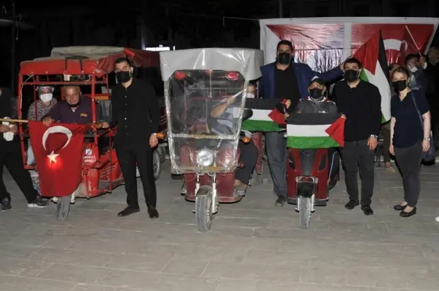 Ceyhan'da İsrail protestosu Ceyhan'da İsrail protestosu