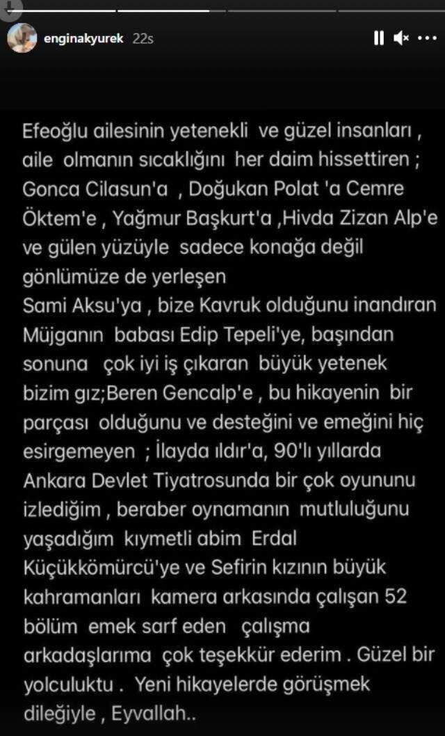 Engin Akyürek, Sefirin Kızı'nda çalışan herkese teşekkür ederken eski rol arkadaşı Neslihan Atagül'ün adını anmadı Engin Akyürek, Sefirin Kızı'nda çalışan herkese teşekkür ederken eski rol arkadaşı Neslihan Atagül'ün adını anmadı
