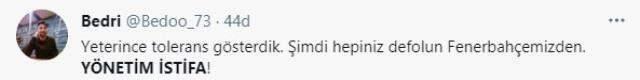 Fenerbahçe taraftarlarının artık sabrı kalmadı! Ali Koç'a yönelik istifa paylaşımları gündeme oturdu Fenerbahçe taraftarlarının artık sabrı kalmadı! Ali Koç'a yönelik istifa paylaşımları gündeme oturdu