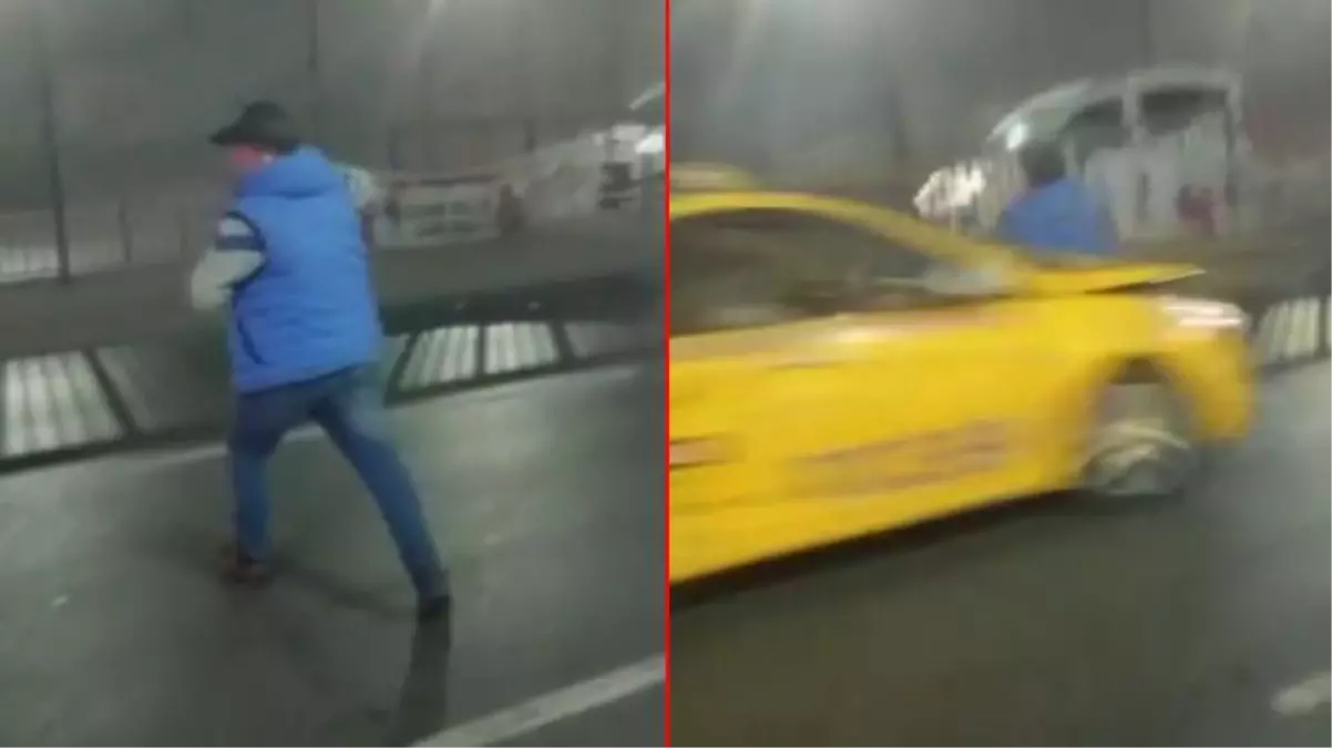 İsrail protestosunu kaydediyordu, feci kazayı görüntüledi